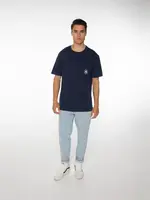 Pánské bavlněné tričko protest isiah modrá xl