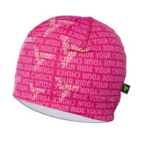 Elastická čepice silvini averau růžová/černá l/xl