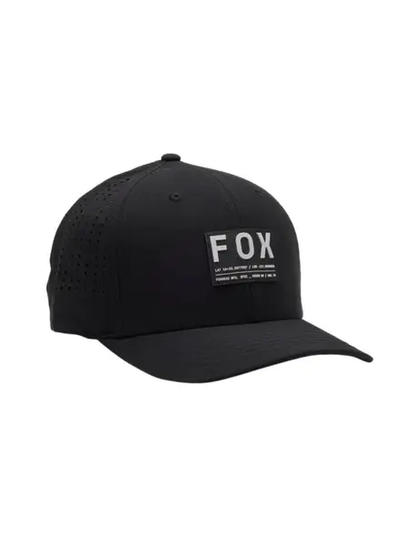Fox kšiltovka Non Stop Tech Flexfit Black | Černá | Velikost S/M