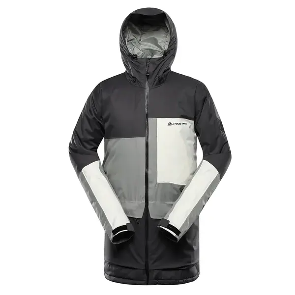 Pánská lyžařská bunda s membránou ptx snow alpine pro garg šedá xl