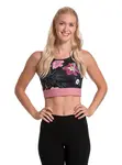 Meatfly dámská sportovní podprsenka Evee Hibiscus | Květy | Velikost XL
