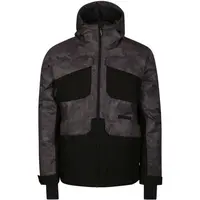 ALPINE PRO IBER Pánská lyžařská bunda, tmavě šedá, velikost