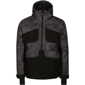 ALPINE PRO IBER Pánská lyžařská bunda, tmavě šedá, velikost