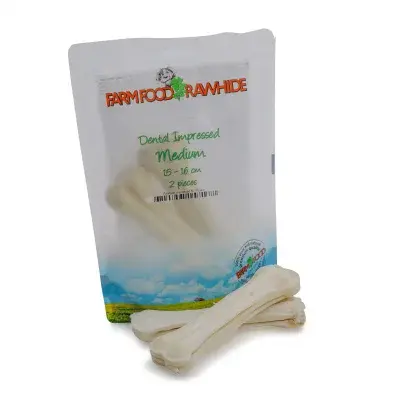 Farm Food Rawhide Dental Impressed Pouch M - 2 ks