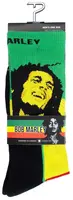 Perri's Leathers Bob Marley Rasta Casual Crew Mens
