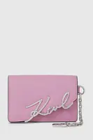 Kožená peněženka Karl Lagerfeld K/SIGNATURE