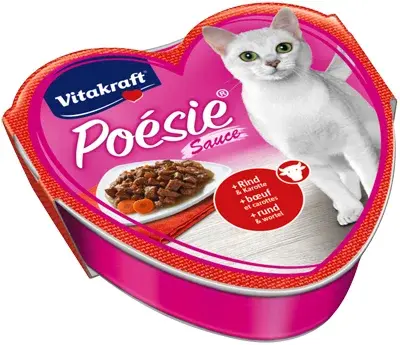 Vitakraft Poésie Sauce s hovězím a mrkví pro kočky 85 g
