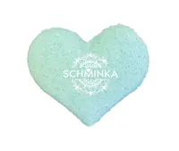 Schminka Šumivé máslové srdíčko do koupele Černý hrozen & Kiwi 45 g