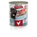 Bewi-Dog konzerva čisté maso bohaté na drůbeží srdce 800 g