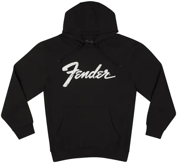 Fender Logo Date Back Hoodie Black L