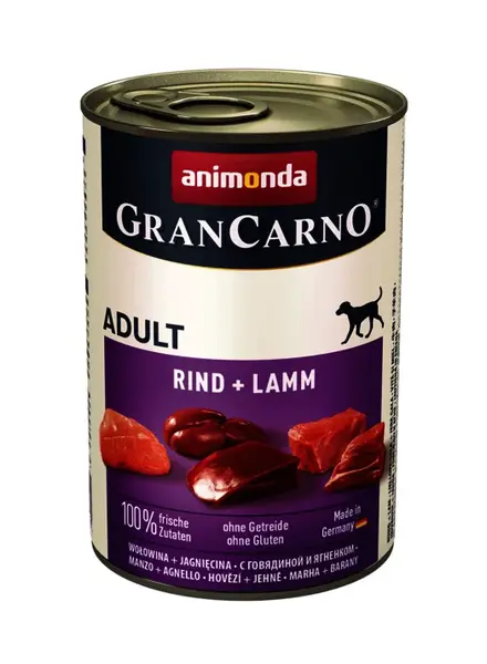 Animonda GranCarno Adult konzerva, hovädzie a ovca 6 x 400 g (82733)