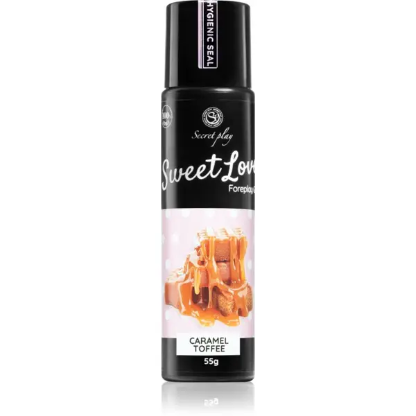 Secret play Sweet Love lubrikačný gél s príchuťou Caramel Toffee 55 g