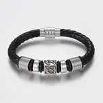 Braided Leather Cord Bracelets
