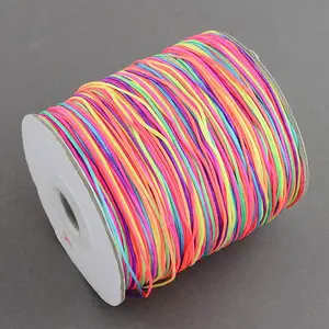 1mm Chinese Knot Macrame Rattail Jewelry Thread Round Nylon Cords