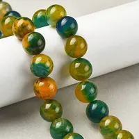 Natural Multi-Color Agate Beads Strands