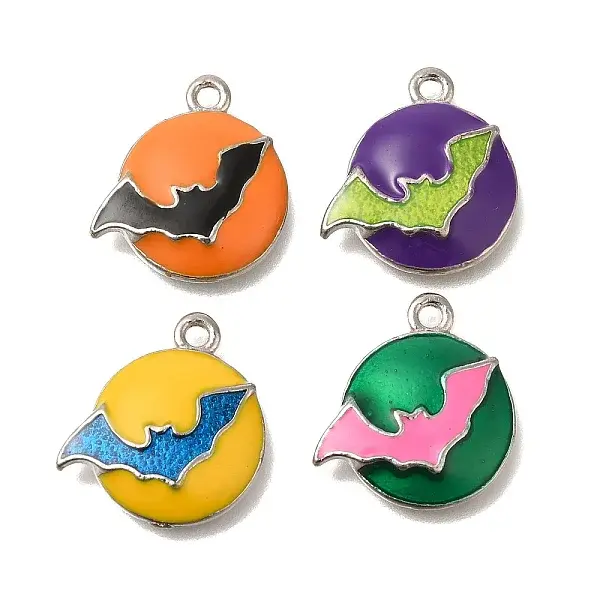 Alloy Enamel Pendants