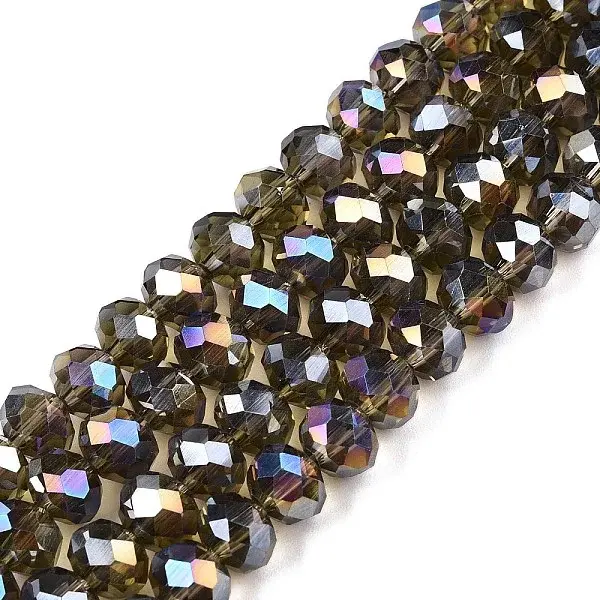 Electroplate Glass Beads Strands