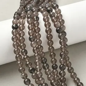 Natural Ice Obsidian Beads Strands
