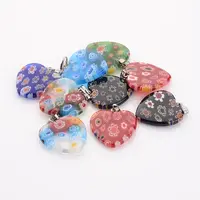 Handmade Millefiori Glass Pendants