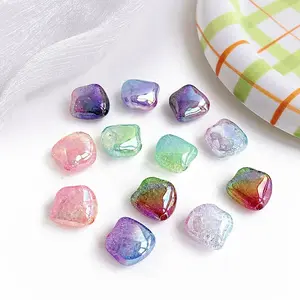 Transparent Crackle Acrylic Beads