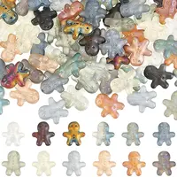 120Pcs 12 Colors Electroplate Glass Beads