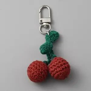 Cherry Wool Knitting Pendant Decorations