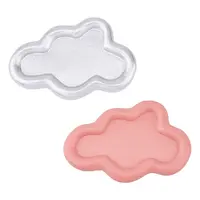 2Pcs 2 Colors Resin Jewelry Plate