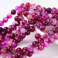 Natural Striped Agate/Banded Agate Beads