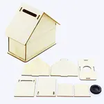 DIY Unfinshed Wooden Children Money Boxes