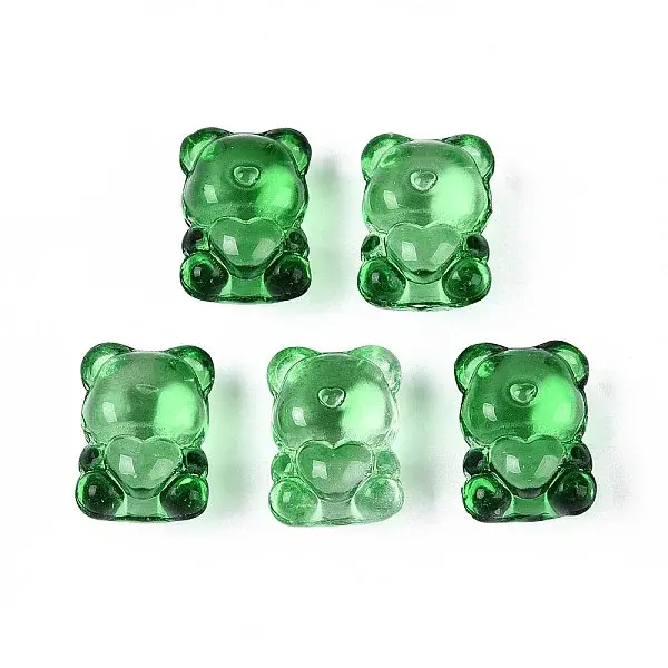 Baking Paint Transparent Glass Beads