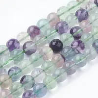 Natural Fluorite Beads Strands
