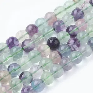 Natural Fluorite Beads Strands