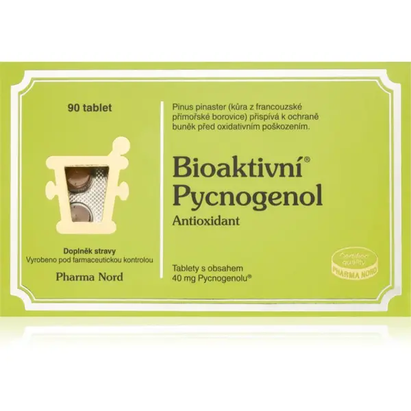 Pharma Nord Bioaktivní Pycnogenol tablety na podporu správnej činnosti cievnej sústavy 90 tbl