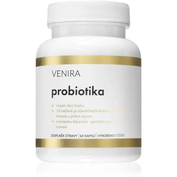 Venira Probiotiká kapsuly na ochranu črevnej mikroflóry 60 cps
