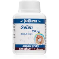 MedPharma Selen 100 µg tablety pre správne fungovanie organizmu a normálny stav vlasov a nechtov 107 tbl