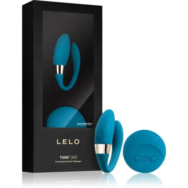 Lelo Tiani Duo párový vibrátor Ocean Blue 8,7 cm