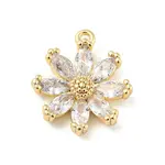 Brass with Cubic Zirconia Pendants