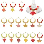 Autumn Theme Glass Wine Glass Charms