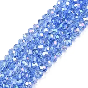Electroplate Glass Beads Strands
