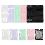 60Pcs 5 Colors Plastic Packaging Yin-yang Zip Lock Bags