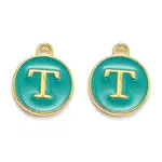 Golden Plated Alloy Enamel Charms