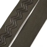 Silicone & Polyester Non Slip Knitted Elastic Belt