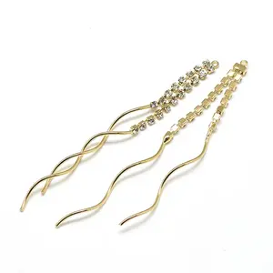 Brass Chain Tassel Big Pendants