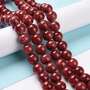 Dyed Natural Jade Beads Strands