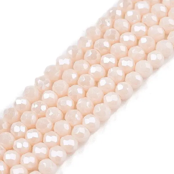 Electroplate Glass Beads Strands