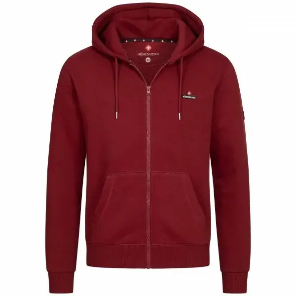 HOHENHORN KATAN Pánská mikina, červená, velikost 4XL