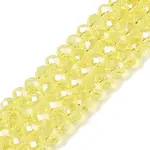 Electroplate Glass Beads Strands