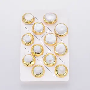 Natural Pearl Stud Earrings