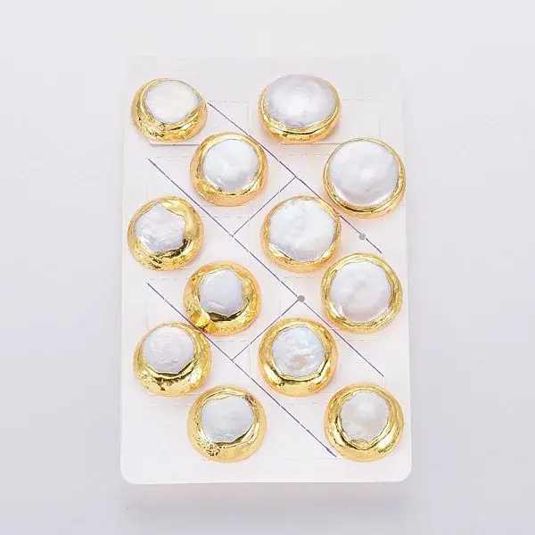 Natural Pearl Stud Earrings