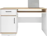 Psací stůl mauricio - dub biscuit/bílá